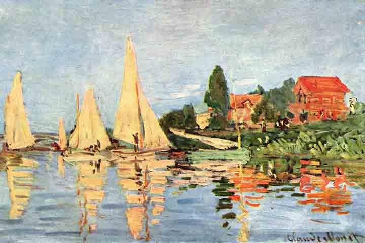 Esta foi uma das fases mais produtivas de sua carreira, com obras como "Regata em Argenteuil" e "Impressão, nascer do sol". O artista começou a desenvolver sua famosa técnica de pinceladas soltas e rápidas, que transmitiam a sensação de movimento e luminosidade, características do impressionismo.