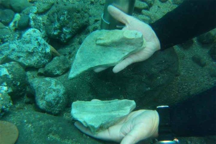 Aenaria, Cidade submersa da Itália