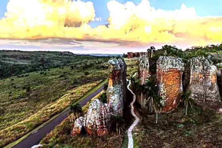 Parque Estadual de Vila Velha, no Paraná - Reprodução do Instagram @parquevilavelha