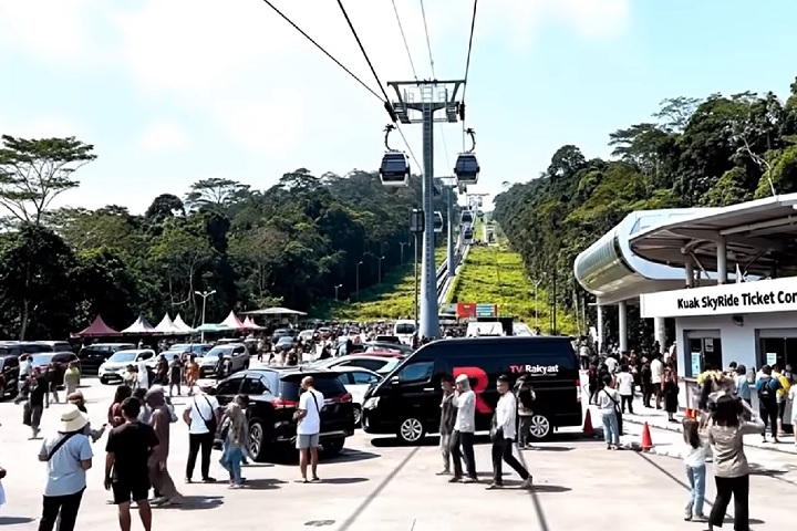 Autoridades locais confirmaram que o teleférico nunca existiu e alertaram sobre a importância de verificar informações antes de compartilhá-las. -Reprodução/Facebook