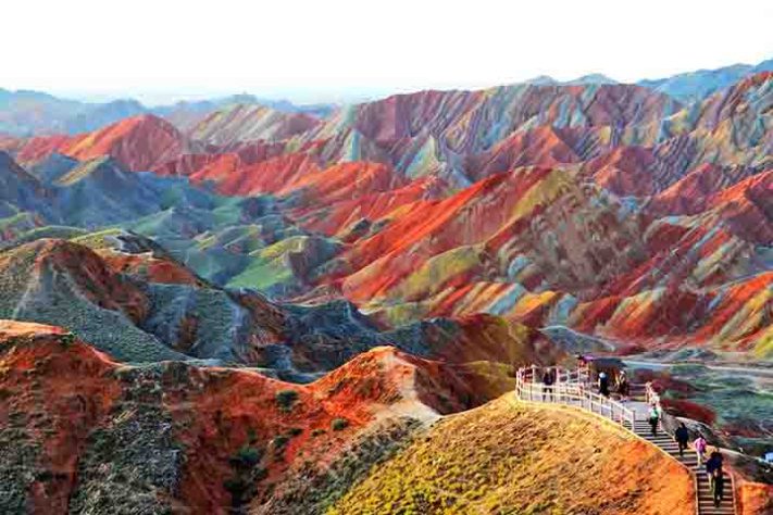 Parque Geológico Nacional Zhangye Danxia, província de Gansu, na China - Flickr Tommy Adey
