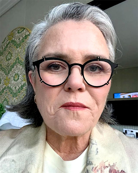 "Ela é uma ameaça à humanidade e deve permanecer no maravilhoso país da Irlanda, se eles a quiserem. DEUS ABENÇOE A AMÉRICA!", acrescentou.- Reprodução do Instagram @rosie