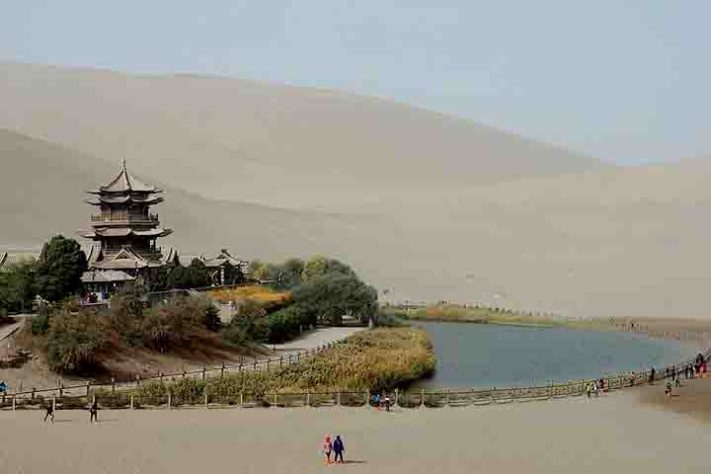 Gansu - Parque Geológico Nacional Zhangye Danxia, província de Gansu, na China - Laika ac/Wikimédia Commons