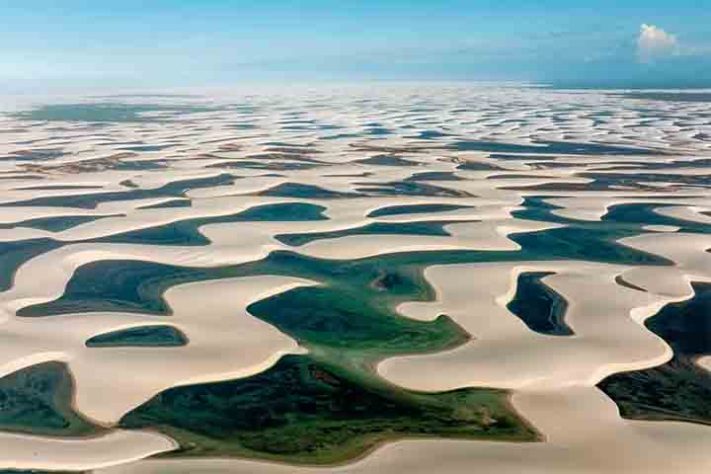 Parque Nacional dos Lençóis Maranhenses (MA) - Locais brasileiros já reconhecidos como Patrimônio Mundial da Unesco - Divulgação