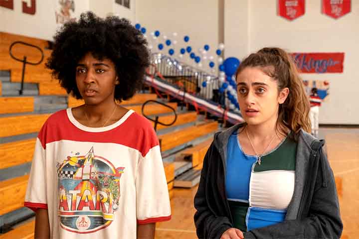 No cinema, ela acumula alguns trabalhos, como nos filmes â??Bottomsâ?, â??Theater Camp: Um VerÃ£o Alucinanteâ? e â??The Sweet Eastâ?, todos de 2023. 


