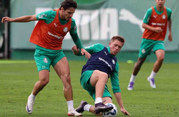 Palmeiras, com muitos desfalques, treina na Academia