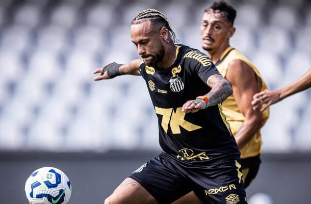 Com Neymar, Santos segue preparação para enfrentar o Flamengo