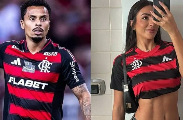 Após oficializar namoro, Allan Souza, do Flamengo, é ‘substituído’ por jogador do Fluminense