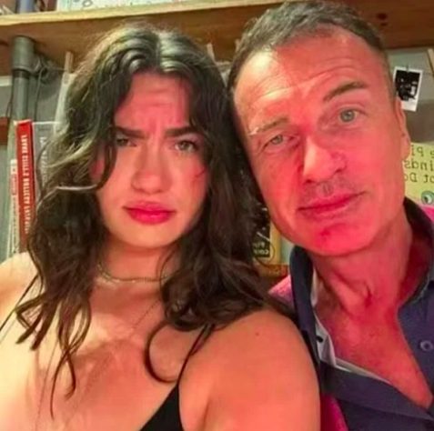 Ator Julian McMahon e sua filha Madison