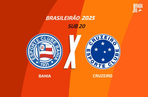 Bahia x Cruzeiro pelo Brasileiro Sub-20: onde assistir, escalações e arbitragem