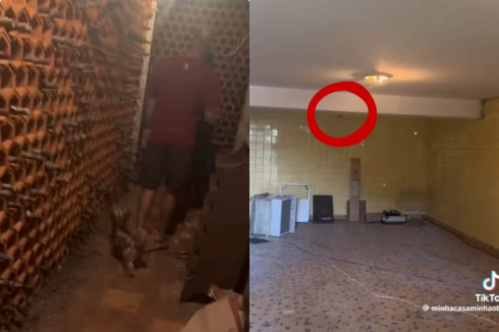 Montagem - Casal compra casa antiga em SP e descobre uma adega cheia de vinhos dos anos 1970