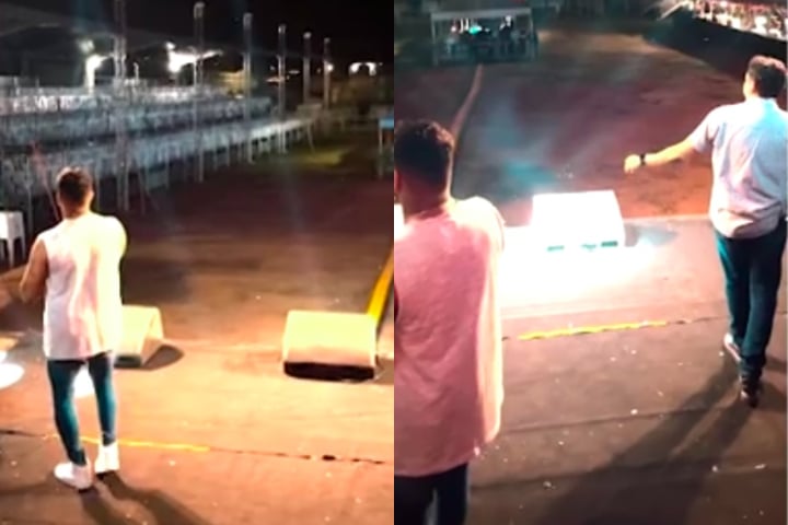 Ele gravou o vídeo do show vazio com a esperança de que ganhasse visibilidade, o que de fato ocorreu.