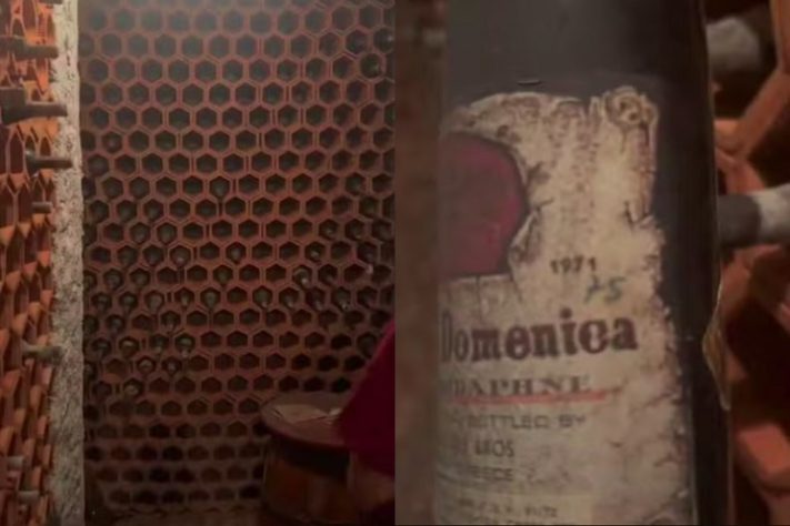 Montagem - Casal compra casa antiga em SP e descobre uma adega cheia de vinhos dos anos 1970