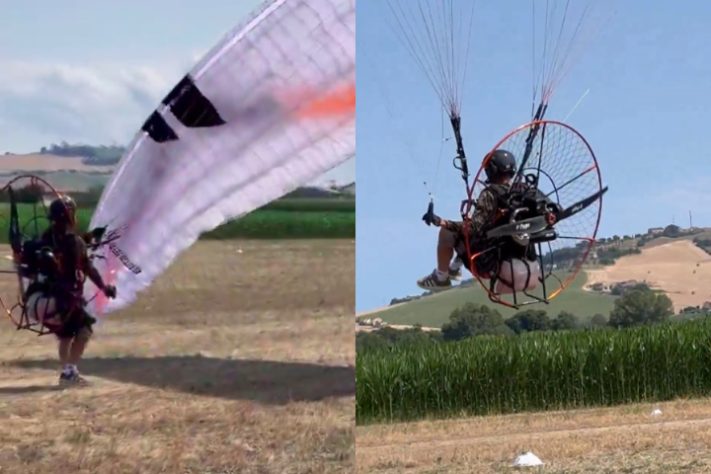 Montagem - Felix Baumgartner, paraquedista famoso morre em acidente de parapente