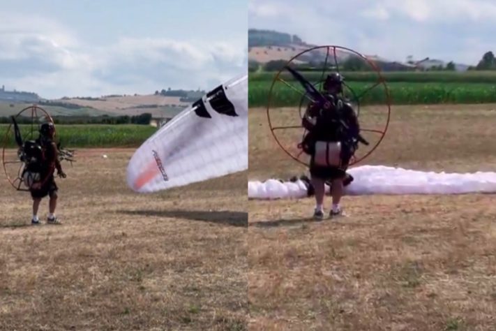 Montagem - Felix Baumgartner, paraquedista famoso morre em acidente de parapente