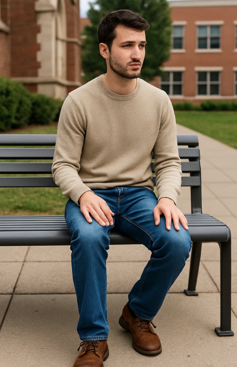 Balançar a perna sem perceber é outro hábito ligado à ansiedade ou impaciência, funcionando como uma descarga de tensão.