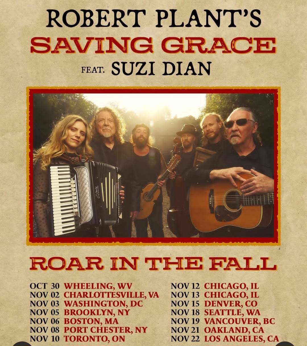 Ele faz parte da Banda Saving Grace e está em plena atividade, com turnês marcadas na Europa e nos Estados Unidos. No Instagram ele publica a agenda de shows.-Reprodução Instagram 