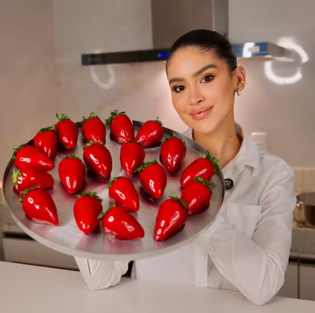 No Espírito Santo teve confeitaria que parou de fazer qualquer outro doce para se dedicar exclusivamente ao morango.-Divulgação Millena Moreira 