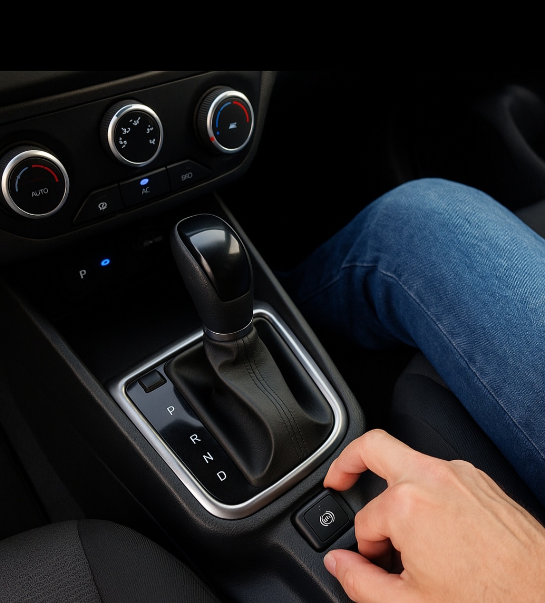 Mesmo com tecnologias de assistência, como sensores de estacionamento e travas automáticas, o fator humano ainda é determinante. Esquecer de acionar o freio de mão pode ser fatal.-Imagem gerada por i.a 