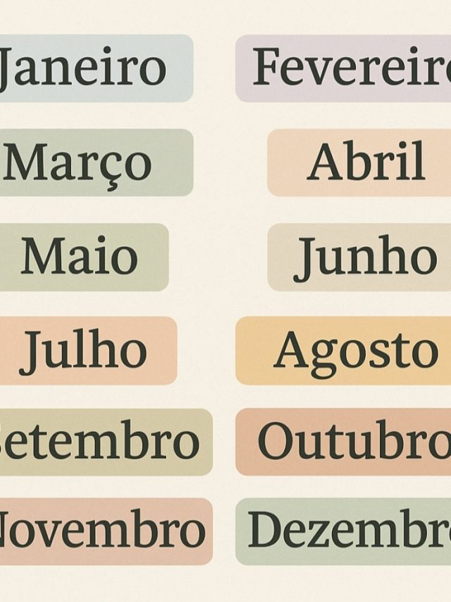 Veja origens dos nomes dos meses do ano