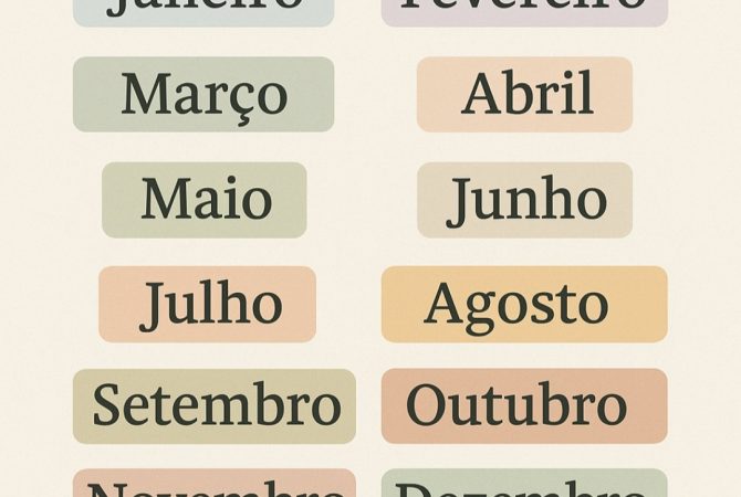 Origem dos nomes dos meses do ano