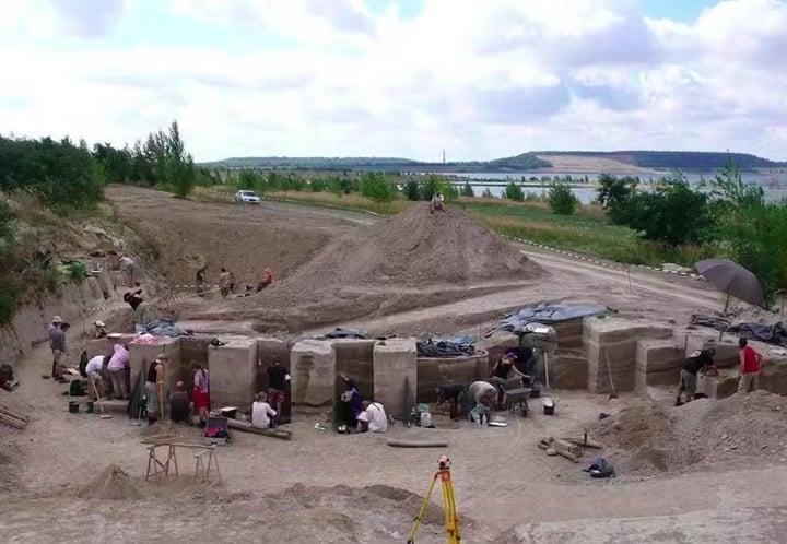 Sítio arqueológico de Neumark-Nord, na Alemanha