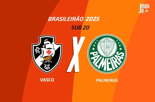 Vasco x Palmeiras, pelo Brasileirão Sub-20: onde assistir, escalações e arbitragem