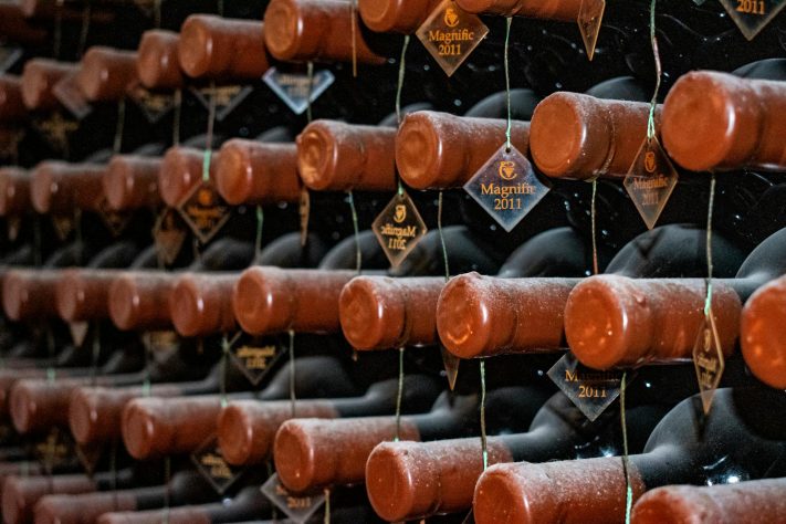 Garrafas de vinho