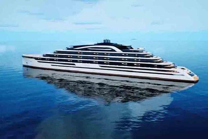 Veja como será o megaiate residencial maior que o Titanic