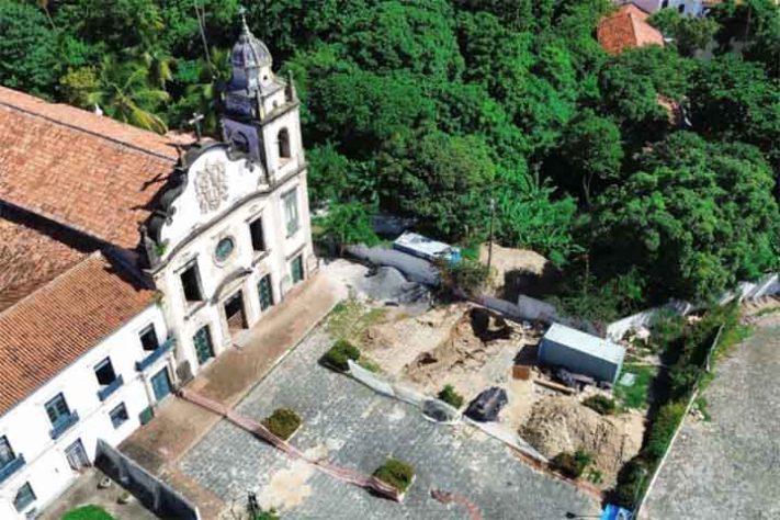 Achados arqueológicos no Mosteiro de São Bento, em Olinda