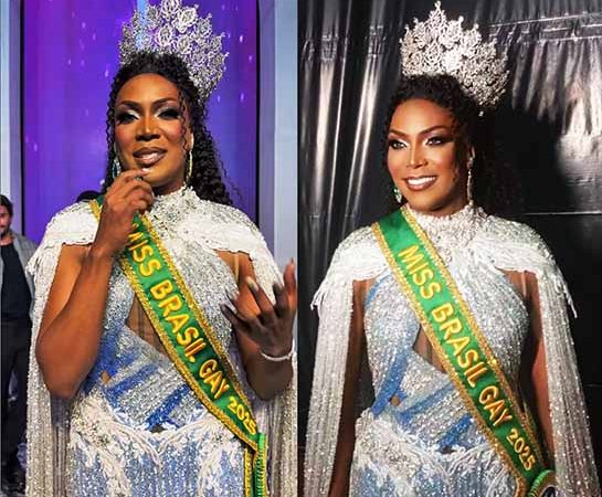 Miss Brasil Gay 2025: representante do RJ é coroada em concurso