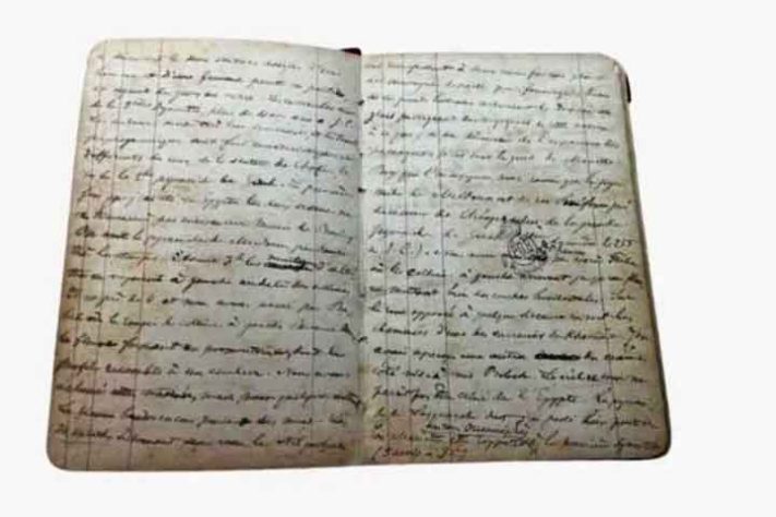 Cadernetas restauradas de Dom Pedro II - Imagem Acervo do Museu Imperial