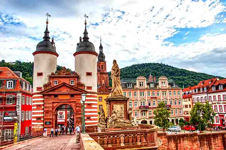 O nome da cidade, Heidelberg, significa 