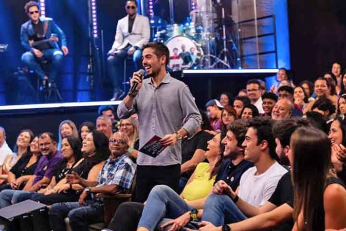 Apresentador João Silva, filho do Faustão