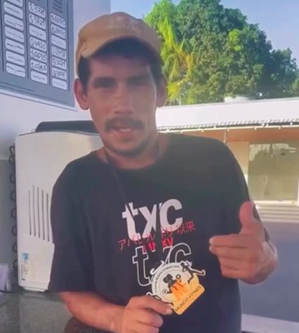 Morador do Pará viraliza ao completar maratona embriagado e calçando chinelos - Reprodução/Instagram