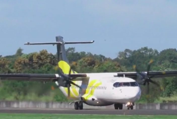 Turbo-hélice ATR 72-500 Voe Pass - Reprodução/TV Globo
