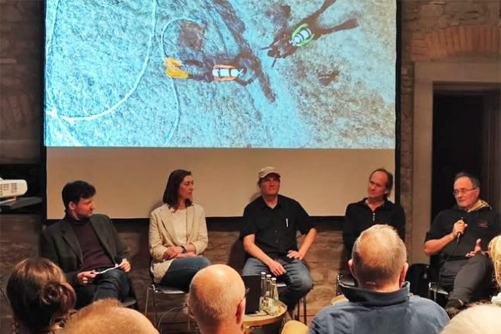 O projeto deve ser estendido até 2027 - Pesquisadores encontram 31 embarcações naufragadas no mesmo lago na Europa - Reprodução do Instagram @divingintoarchaeology