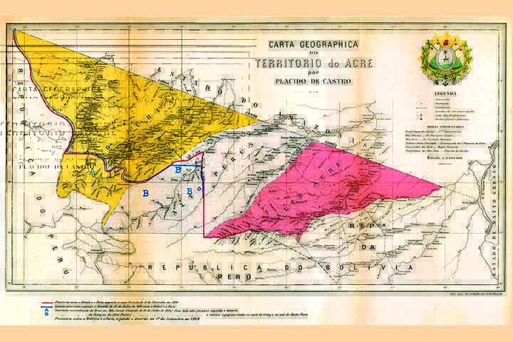 A história do Acre é marcada pela disputa de território com a Bolívia, o "Ciclo da Borracha" e, finalmente, a anexação ao Brasil.