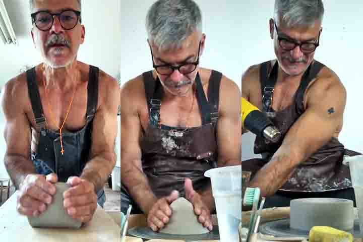 Leonardo de Pinho Vieira, ator. poeta e ceramista brasileiro - Reprodução do Instagram @leonardovieirator