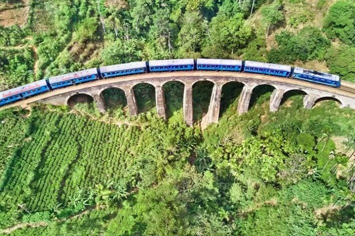 Passeio de trem pelo Sri Lanka - Reprodução