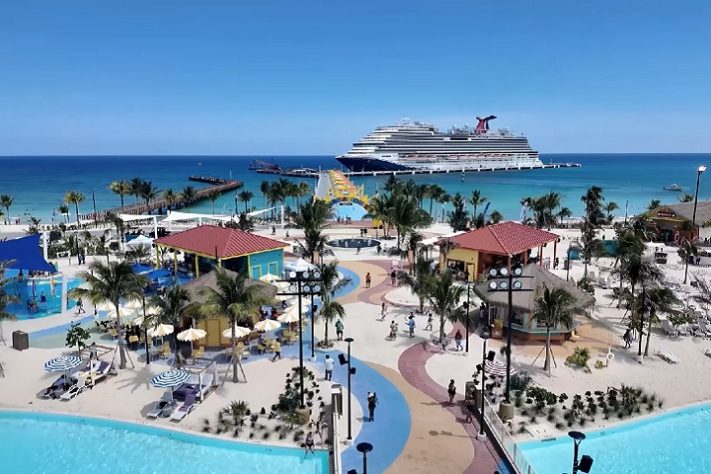 Celebration Key, resort de luxo da Carnival Cruise Line nas Bahamas - Reprodução