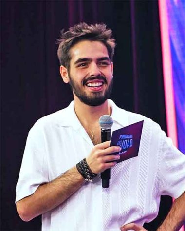 Apresentador João Silva, filho do Faustão
