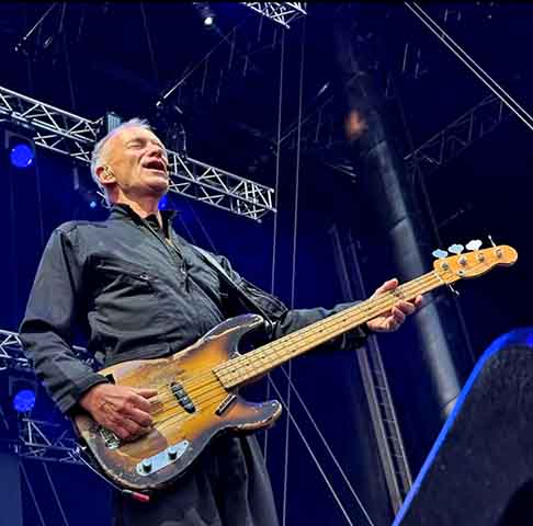 Sting - Gordon Matthew Thomas Sumner, vocalista, cantor e ator britânico. - Reprodução do Instagram @theofficialsting