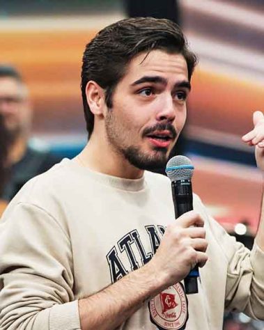 Apresentador João Silva, filho do Faustão