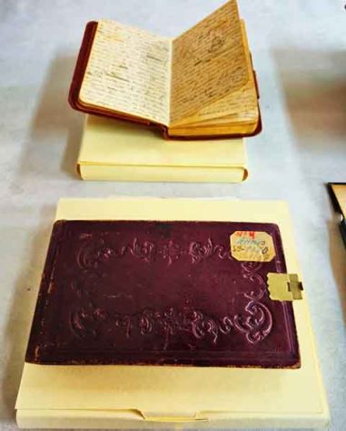 Cadernetas restauradas de Dom Pedro II - Reprodução do Instagram @museu.imperial