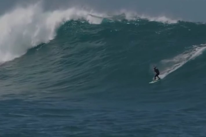 Laje da Jagua - Maior onda já surfada no Brasil em Jaguaruna, Santa Catarina - Reprodução/YouTube