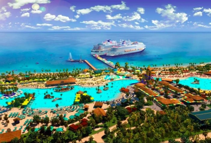 Celebration Key, resort de luxo da Carnival Cruise Line nas Bahamas -Divulgação/Carnival Cruise Line