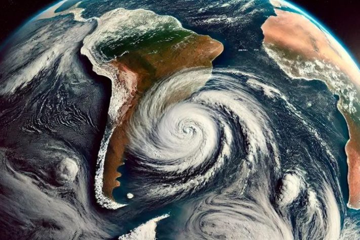 Ciclone foto NEUTRA - Reprodução/Climatempo