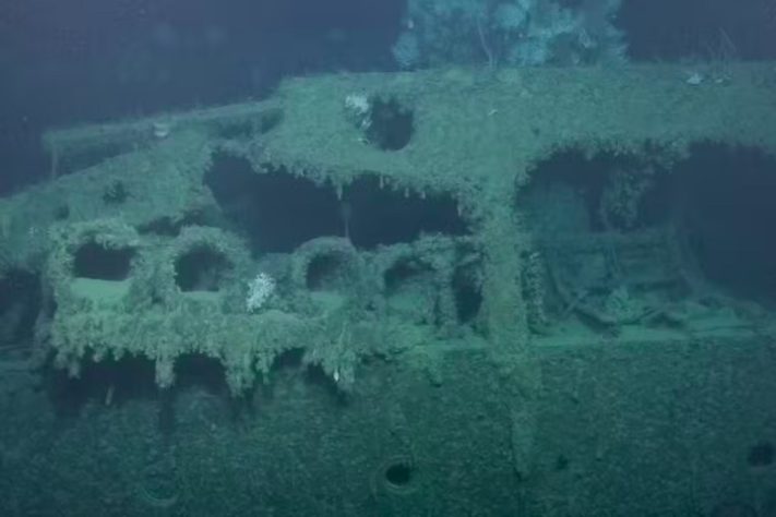 Destroços da HMAS Canberra - Divulgação/Ocean Exploration Trust