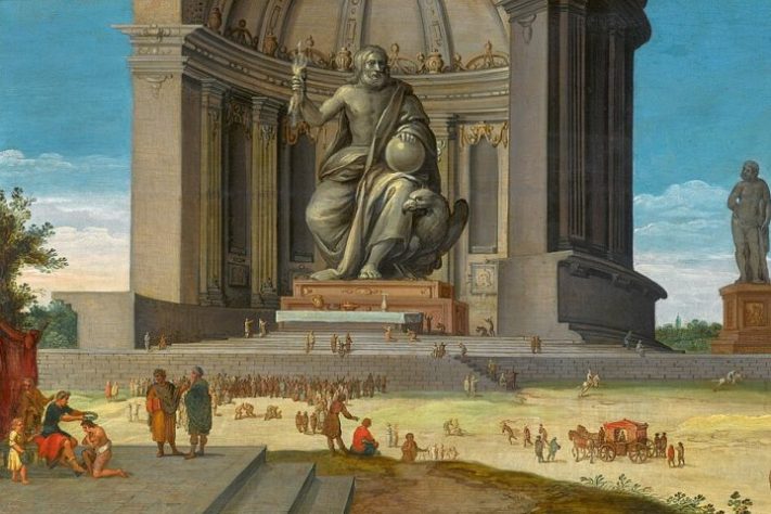 Estátua de Zeus em Olímpia, Grécia (Sete Maravilhas do Mundo Antigo) - Domínio Público